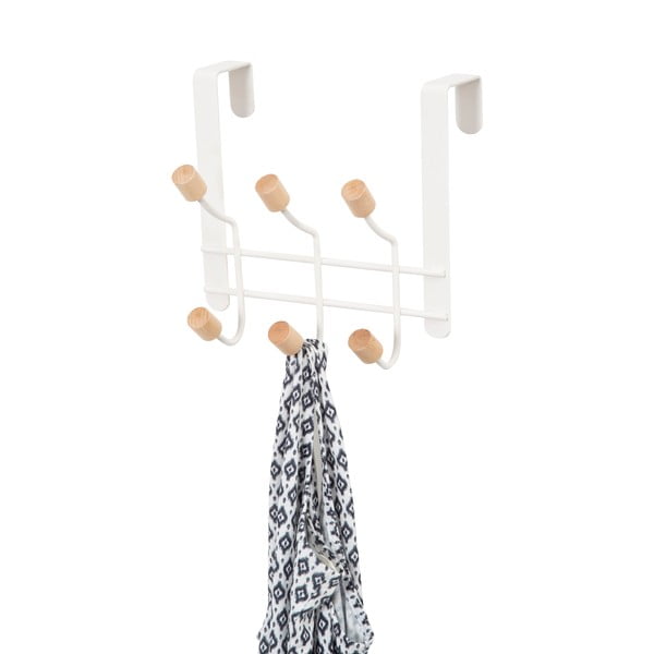 Závěsný věšák na dveře z kovu s 6 háčky Compactor-image-4