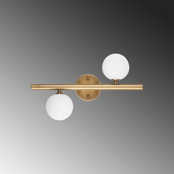 Lampada da parete dorata Domino – Opviq lights-image-3