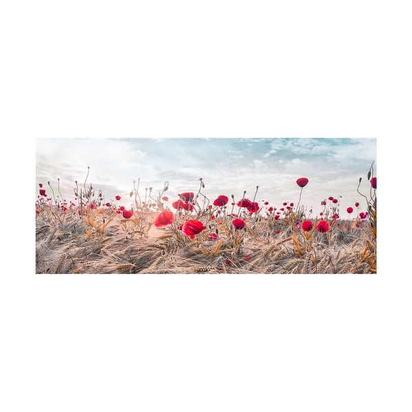 Dipinto su tela, 60 x 150 cm Poppies - Styler