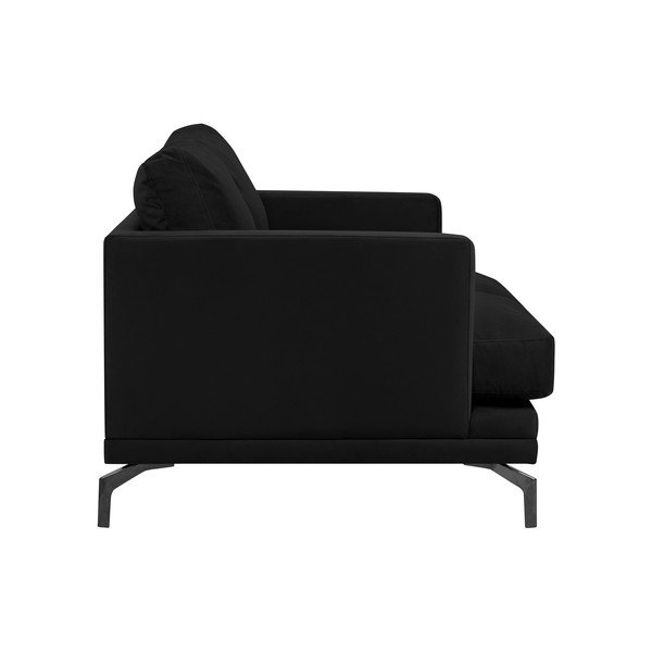 Černá pohovka s podnožím v černé barvě Windsor & Co Sofas Jupiter-image-2