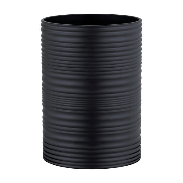 Portaspazzolino nero opaco in plastica Lyon – Allstar-image-2