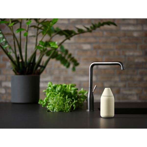 Dispenser per sapone giallo chiaro in silicone 300 ml Singles – Zone-image-2