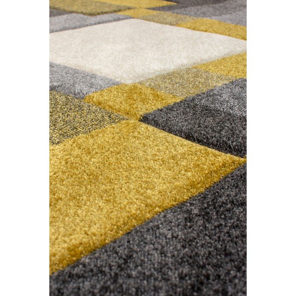 Passatoia giallo-grigio 80x230 cm Nimbus - Flair Rugs-image-4