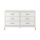 Cassettiera bianca 144x85x41 cm Westerleigh – CosmoLiving by Cosmopolitan