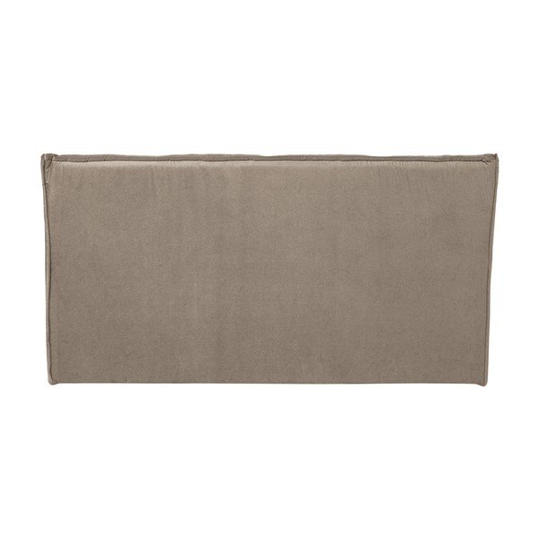 Panchina grigio tortora in imbottito con rivestimento in velluto Cluster – vtwonen-image-3