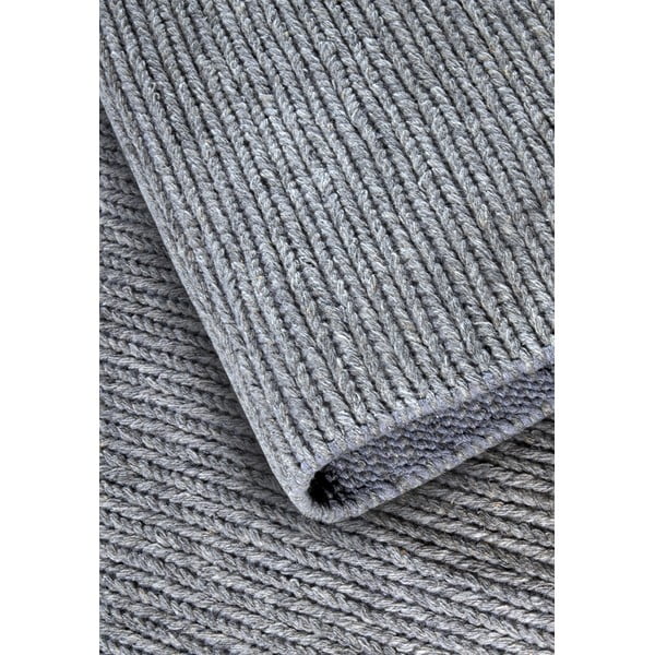 Tappeto grigio in lana tessuto a mano 190x280 cm Francois - Villeroy&Boch-image-4