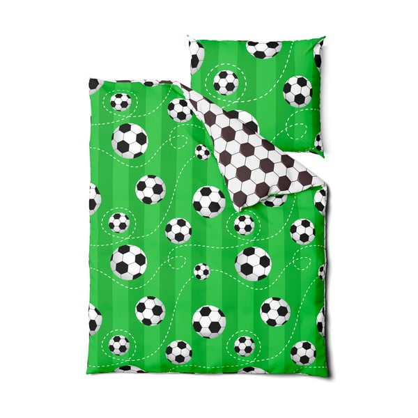 Biancheria da letto per bambini in cotone per letto singolo 140x200 cm Soccer - Bonami Selection