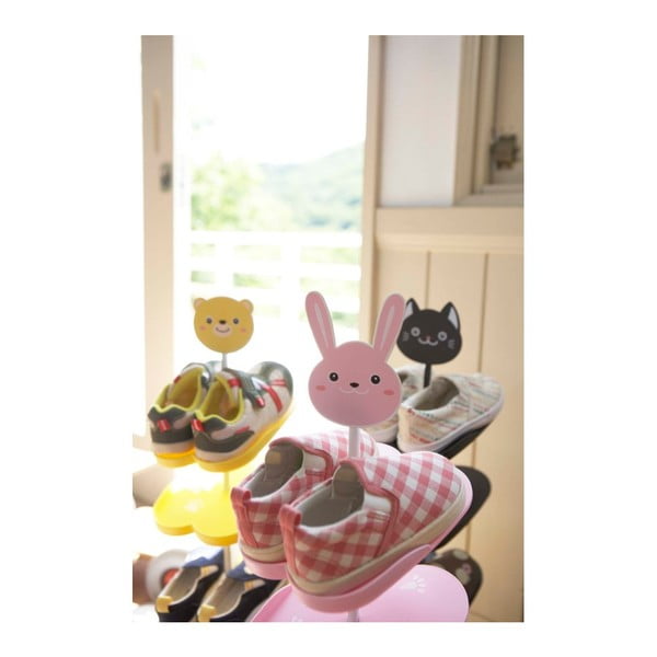 Scarpiera per bambini in metallo nero Kid's Shoe Rack - YAMAZAKI-image-2