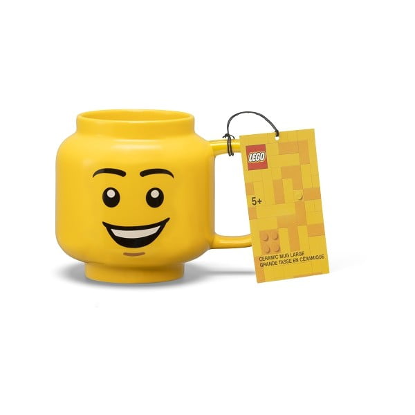 Tazza per bambini in ceramica gialla 530 ml Head - LEGO®-image-4