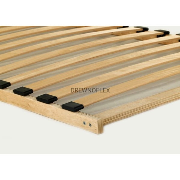 Casa/pavimento letto per bambini in legno di pino 90x200 cm in colore naturale Mila DMP - Adeko-image-4