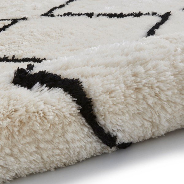 Tappeto bianco e crema Dark, 200 x 290 cm Morocco - Think Rugs-image-4