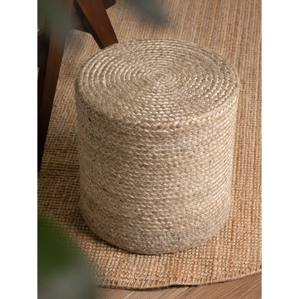 Poggiapiedi greige Jutta Greige – Hanse Home-image-2