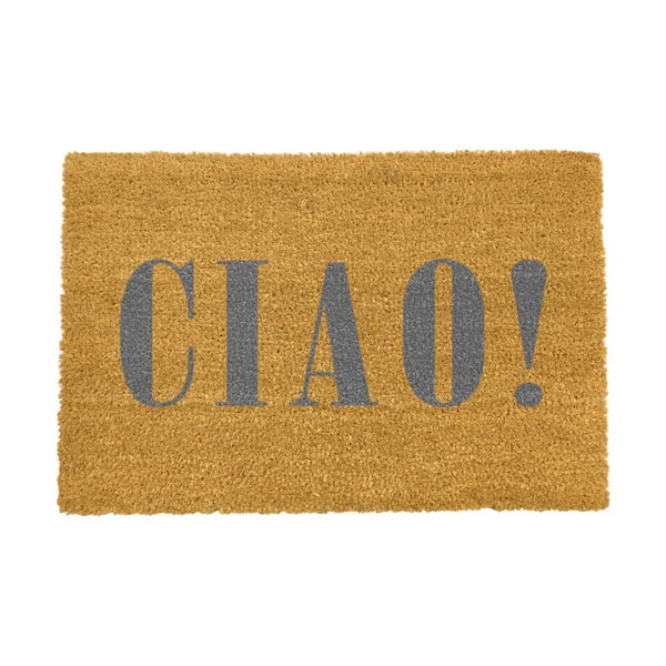 Stuoia di cocco naturale Grigio, 40 x 60 cm Ciao - Artsy Doormats