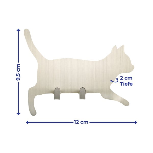 Ganci autobloccanti in acciaio inox in set di 2 pezzi Cat - Maximex-image-2