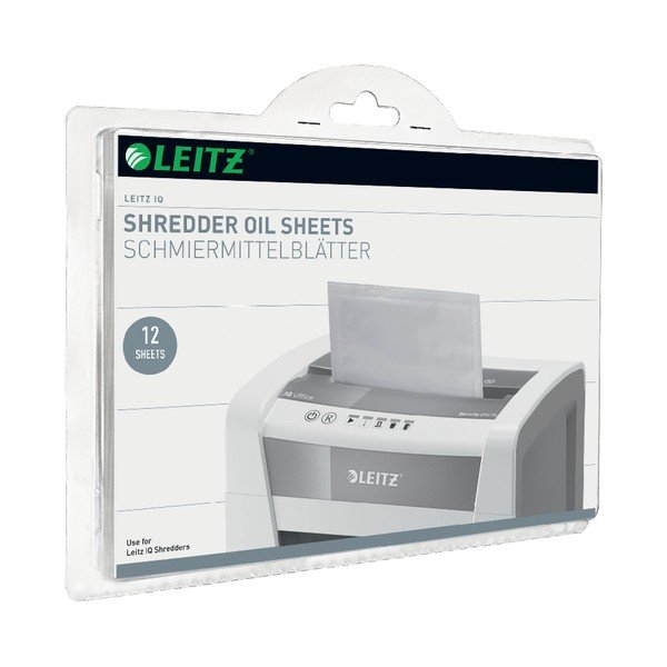 Set di 12 fogli di oliatura per trituratori IQ - Leitz-image-2