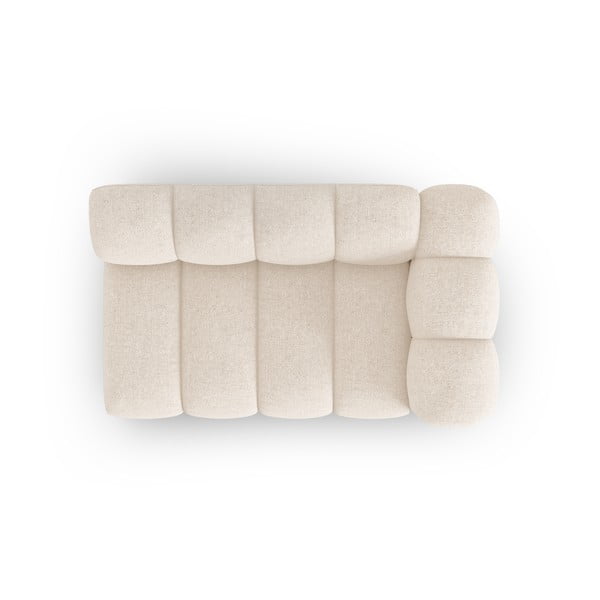 Divano componibile color crema (con penisola a destra) Lupine – Micadoni Home-image-3