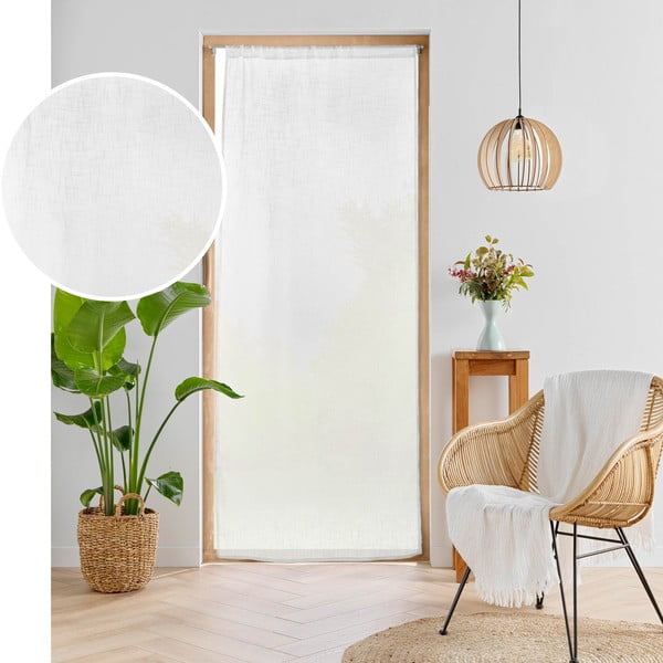 Tenda per porta bianca 90x200 cm Haltona - douceur d'intérieur-image-4