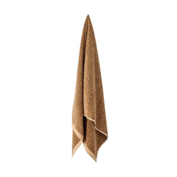 Telo da bagno in cotone marrone 70x140 cm Kahla - Bloomingville-image-2