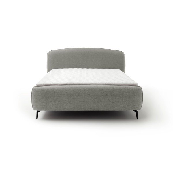 Letto boxspring grigio chiaro 180x200 cm Imola – Meise Möbel-image-3