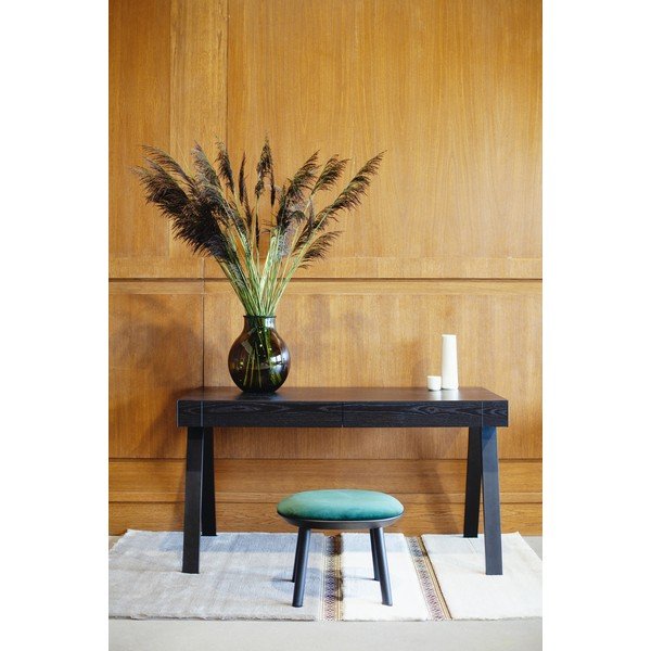 Pouf in velluto verde e nero Naïve - EMKO-image-4