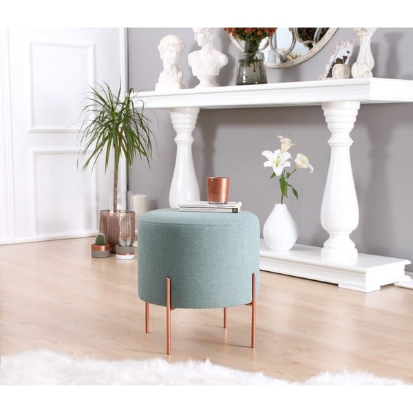 Sgabello azzurro Copper - Artie-image-1