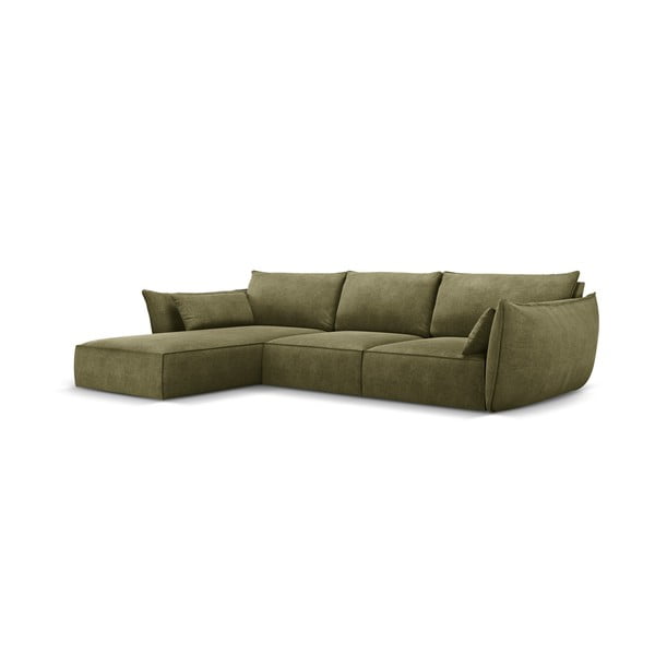 Divano angolare verde (angolo sinistro) Vanda - Mazzini Sofas-image-2