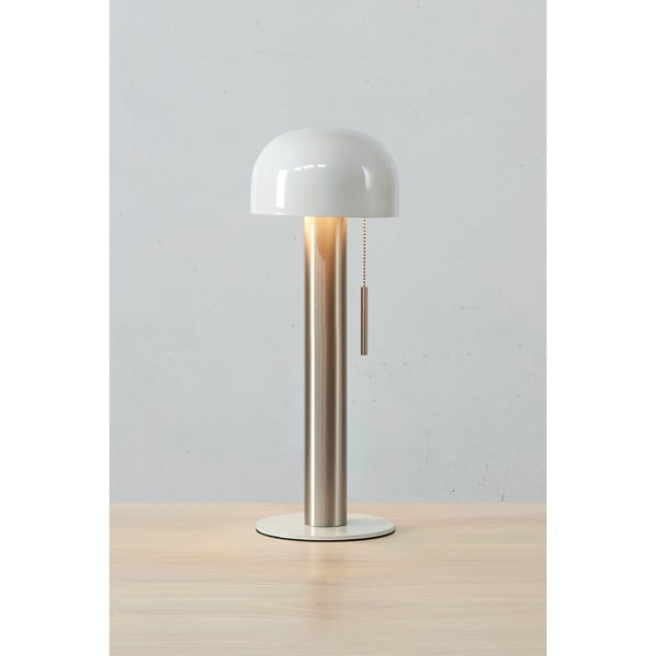 Lampada da tavolo in bianco e argento (altezza 46 cm) Costa - Markslöjd-image-1
