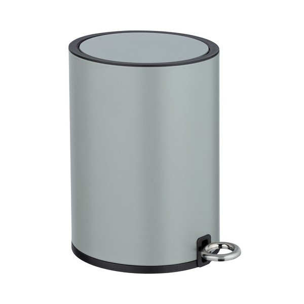 Cestino a pedale grigio opaco Nant, 3 l Monza - Wenko-image-1