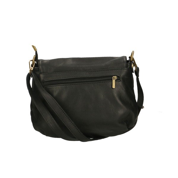 Borsa in pelle nera Marrone - Chicca Borse-image-2
