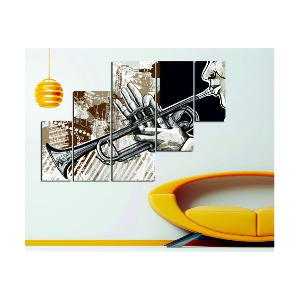 Quadro 5 pezzi Luisa - Miracle-image-1