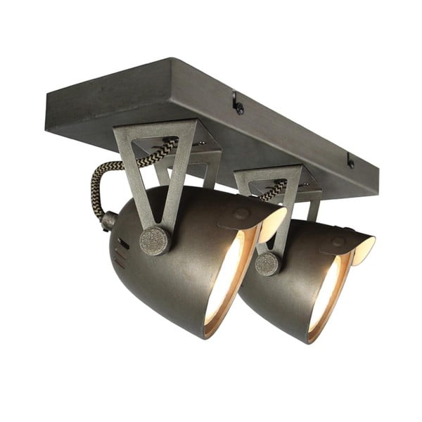 Lampada da parete grigia Spot Moto Cap Dos - LABEL51