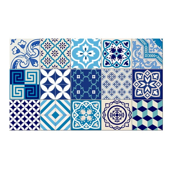 Set di 15 adesivi murali decorativi Seaside, 20 x 20 cm - Ambiance-image-2