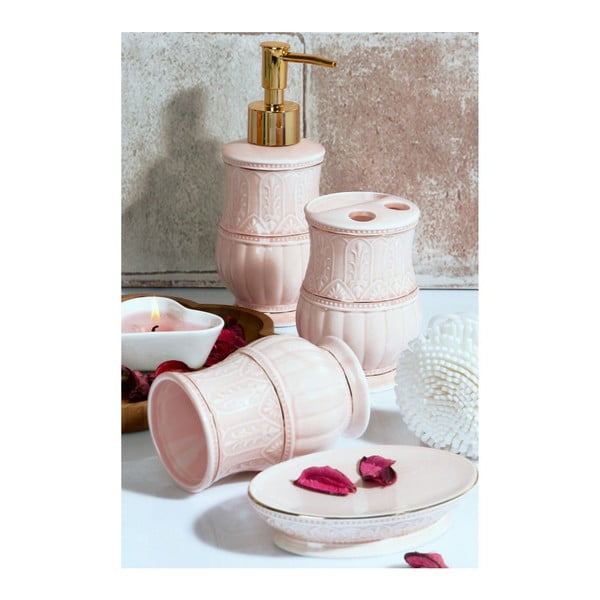 Set di accessori da bagno rosa Orient - Kosova