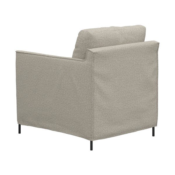 Poltrona beige Petito - Furninova-image-3