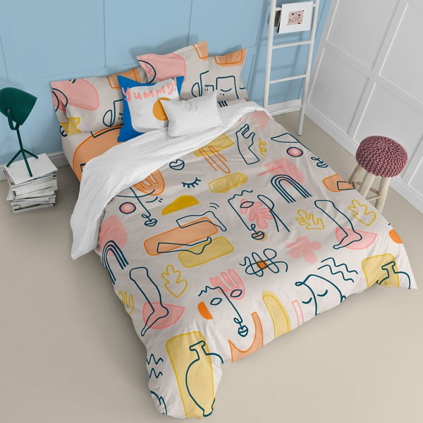 Copripiumino per letto matrimoniale 200x200 cm Anatomy - Aware-image-2