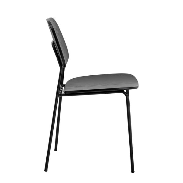 Sedia da pranzo nera Monza - Bloomingville-image-2