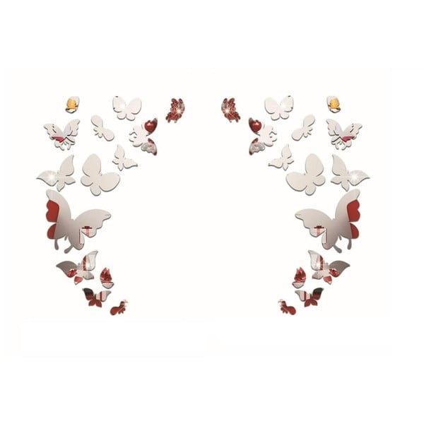 Set di 28 adesivi a specchio Butterfly - Ambiance