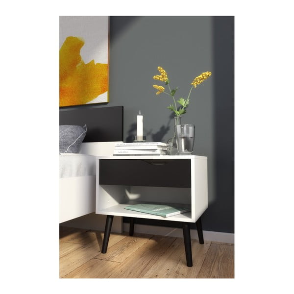 Comodino con cassetto Delta - Evergreen House-image-4