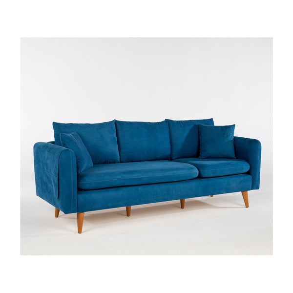Divano blu scuro 215 cm Sofia - Balcab Home-image-2