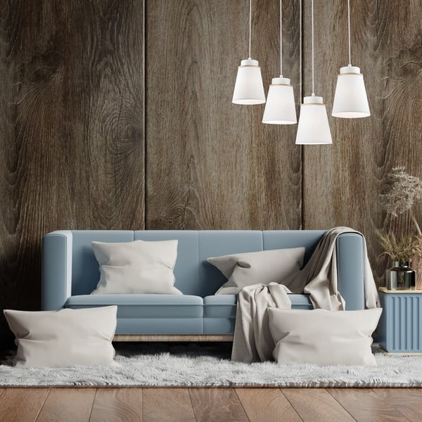 Apparecchio a sospensione bianco Augustino - LAMKUR-image-1