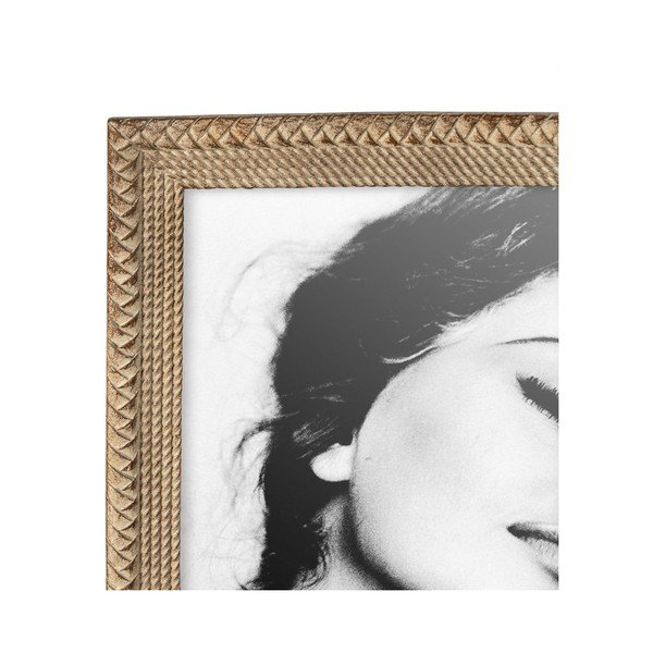 Cornice da tavolo in poliresina beige 14x18,5 cm - Ixia-image-2