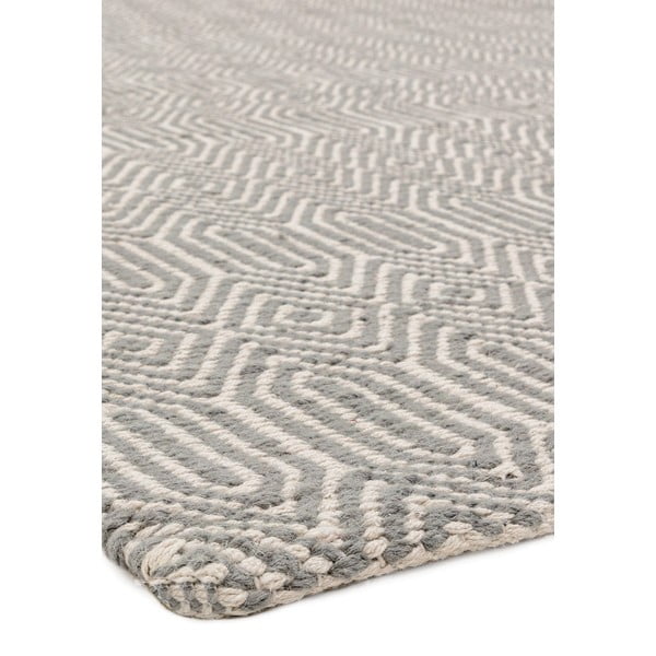 Tappeto in lana grigio chiaro 120x170 cm Sloan - Asiatic Carpets-image-2