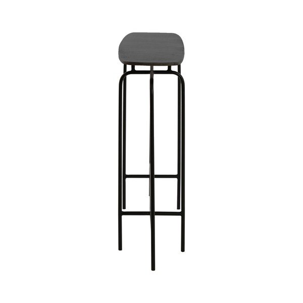 Tavolo consolle in metallo nero 30x120 cm Zapala - Light & Living-image-2
