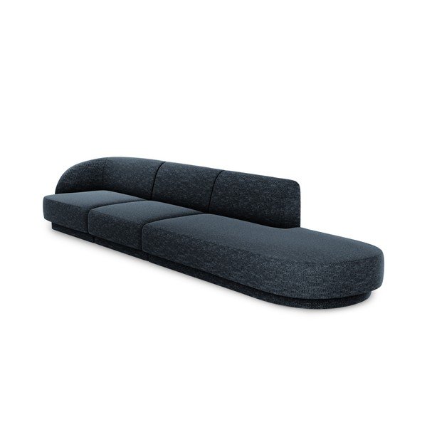 Divano blu scuro 328 cm Miley - Micadoni Home-image-3