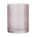 Bicchiere in vetro rosa chiaro per spazzolini da denti Vetro - Wenko