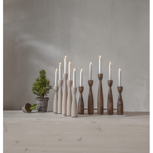 Decorazione natalizia luminosa colore naturale scuro con alimentazione a corrente Midja 2.0 – Star Trading-image-3