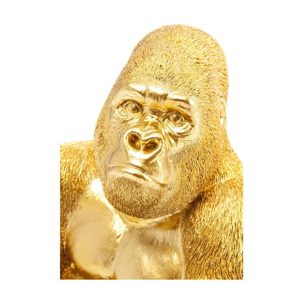Scultura decorativa in oro Gorilla Monkey - Kare Design-image-2