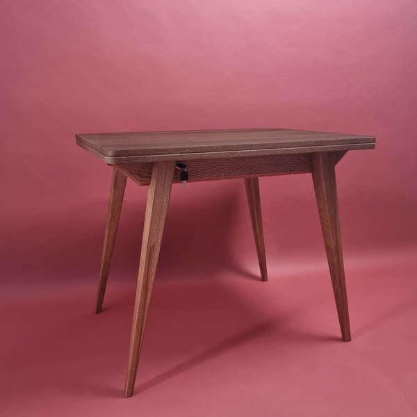 Tavolo da pranzo con piano effetto frassino allungabile 65x90 cm Envelope – Ragaba-image-3