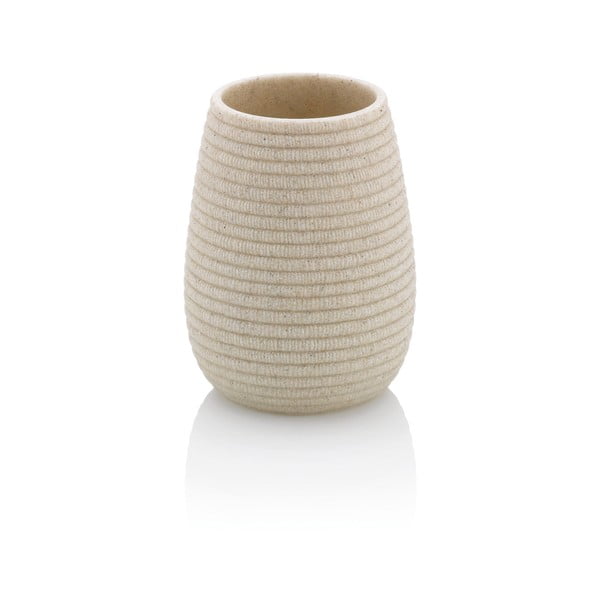 Tazza beige per spazzolini da denti Medea - Kela