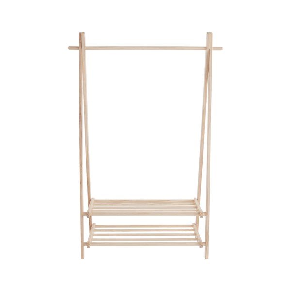 Stand appendiabiti colore naturale chiaro in pino massiccio 100x150x41 cm Cole – Jotex-image-4